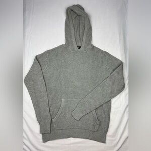 RDI Gray Waffle Knit Hoodie Men’s XL Pullover Kangaroo Pocket